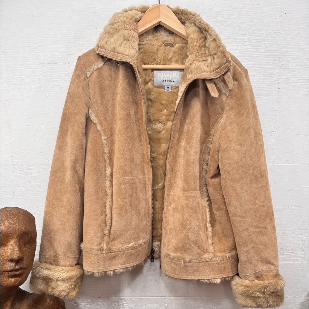 Wilsons Leather Maxima Women’s Suede Jacket – Size Medium